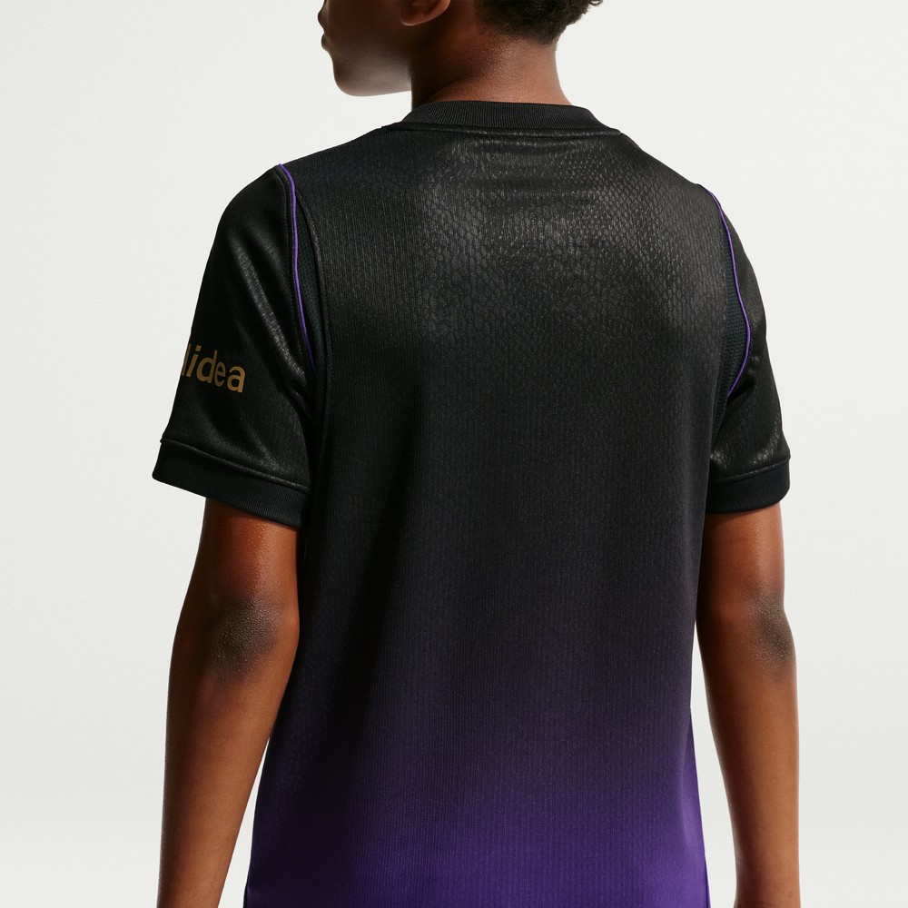 Barcelona Youth 2026/27 Away Stadium Fan Jersey Purple - back view