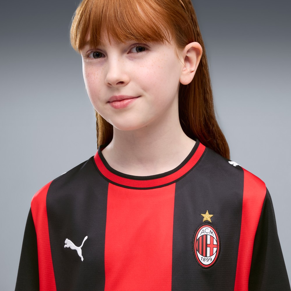 AC Milan Youth 2026/27 Home Fan Jersey Black/Red - detail view 2