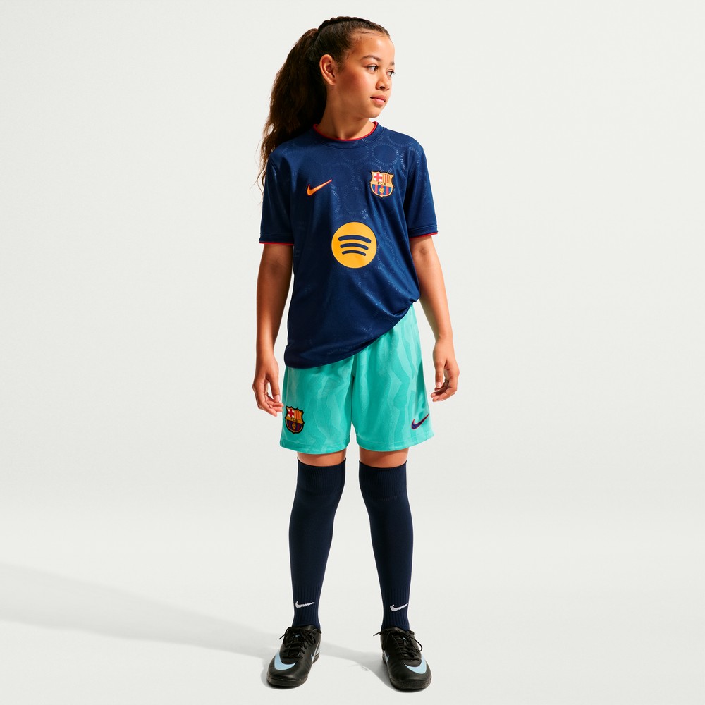 Barcelona Youth 2026/27 Moisture-Wicking Pre-Match Top Royal - detail view 1