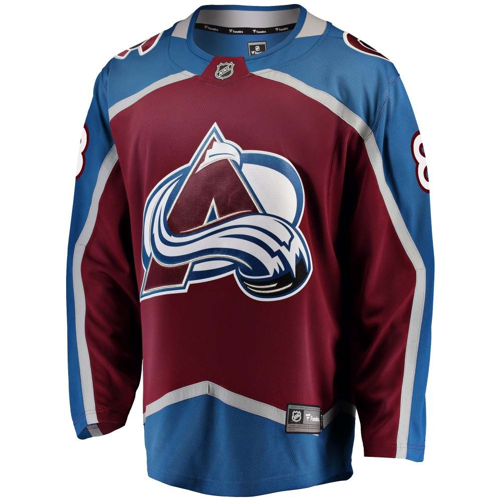 Cale Makar Colorado Avalanche Home Breakaway Player Jersey Maroon - back view