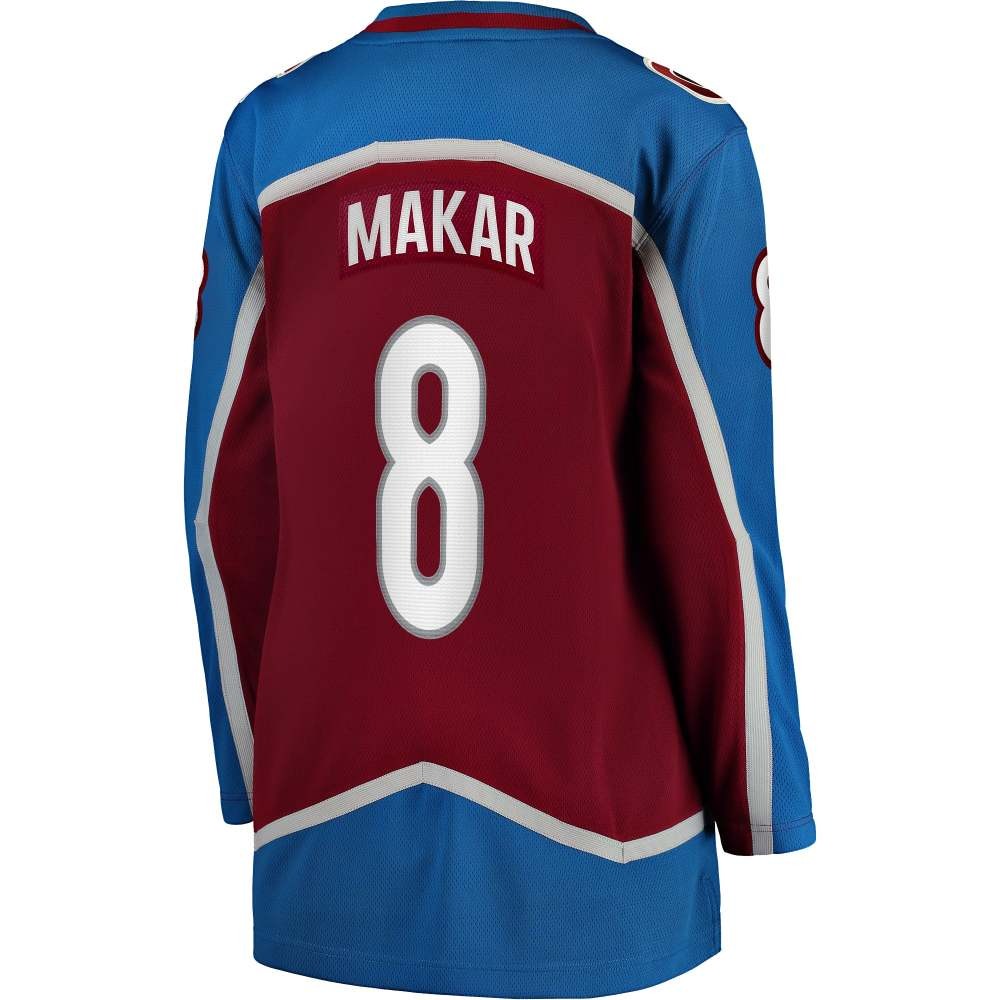 Cale Makar Colorado Avalanche Women's Home Breakaway Player Jersey Maroon - detail view 1