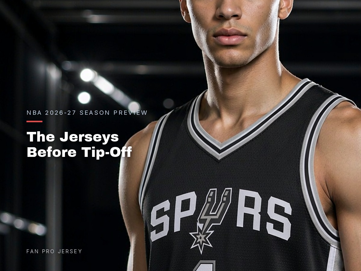 NBA 2026-27 season preview - San Antonio number 1 jersey on a player in a night arena