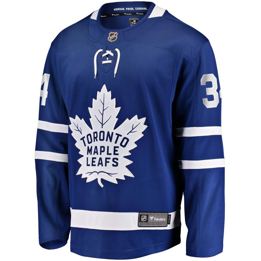 Auston Matthews Toronto Maple Leafs Home Breakaway Jersey Blue - back view