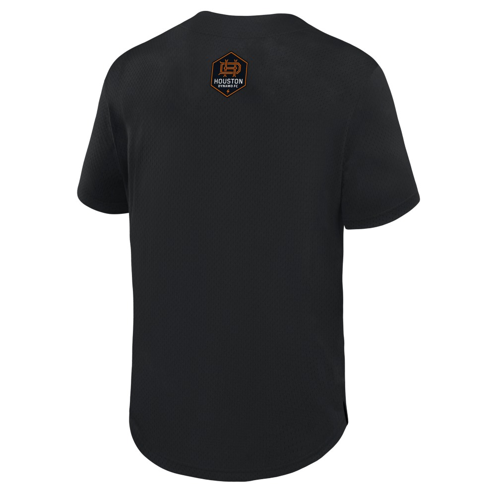 Houston Dynamo FC Maximum Intensity Button-Up Jersey? Black - detail view 1