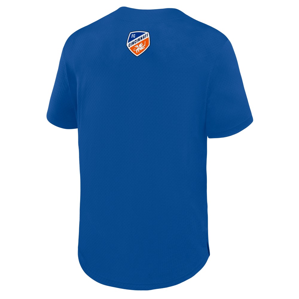 FC Cincinnati Maximum Intensity Button-Up Jersey? Blue - detail view 1