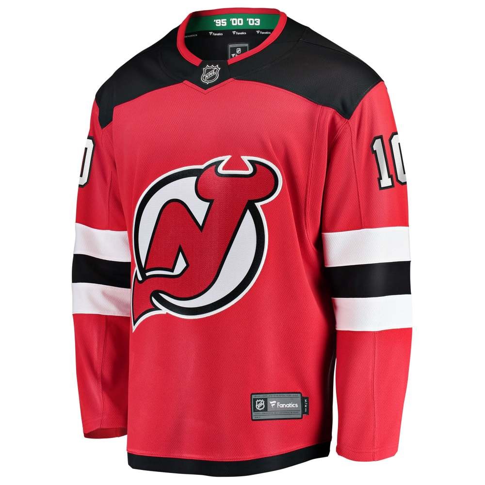 Daniel Sprong New Jersey Devils Home Breakaway Jersey Red - back view
