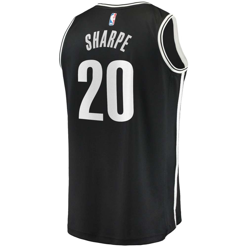 Day'Ron Sharpe Brooklyn Nets Essential Fan Jersey Icon Black - detail view 1
