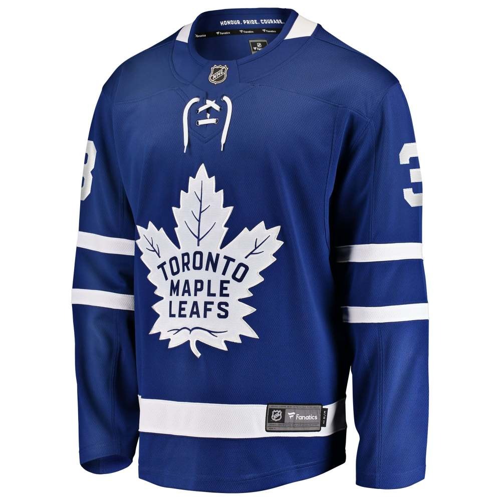 Henry Thrun Toronto Maple Leafs Home Breakaway Jersey Blue - back view