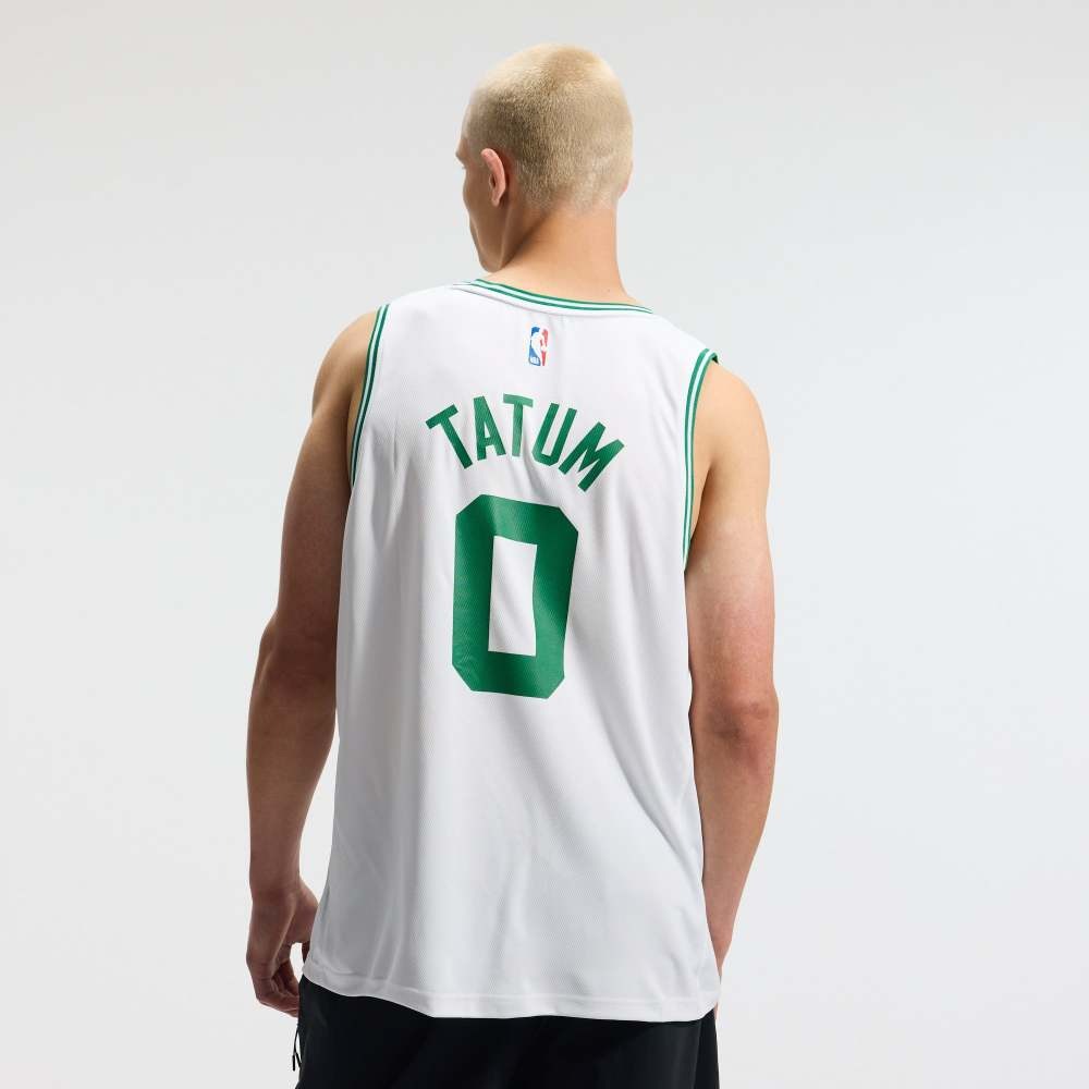 Jayson Tatum Boston Celtics Essential Fan Player Jersey Association White - detail view 1