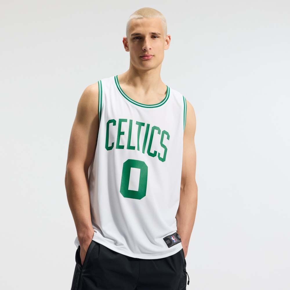 Jayson Tatum Boston Celtics Essential Fan Player Jersey Association White - back view