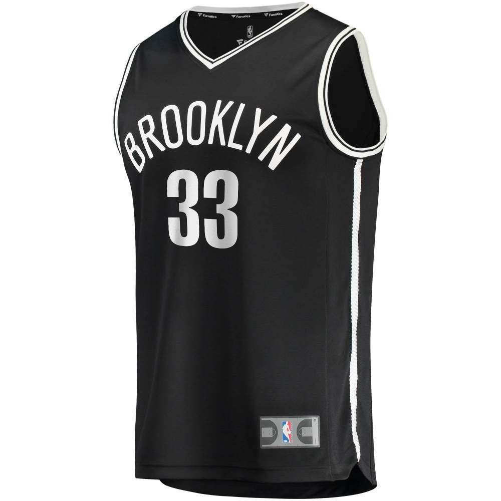 Nicolas Claxton Brooklyn Nets Essential Fan Jersey Icon Black - back view