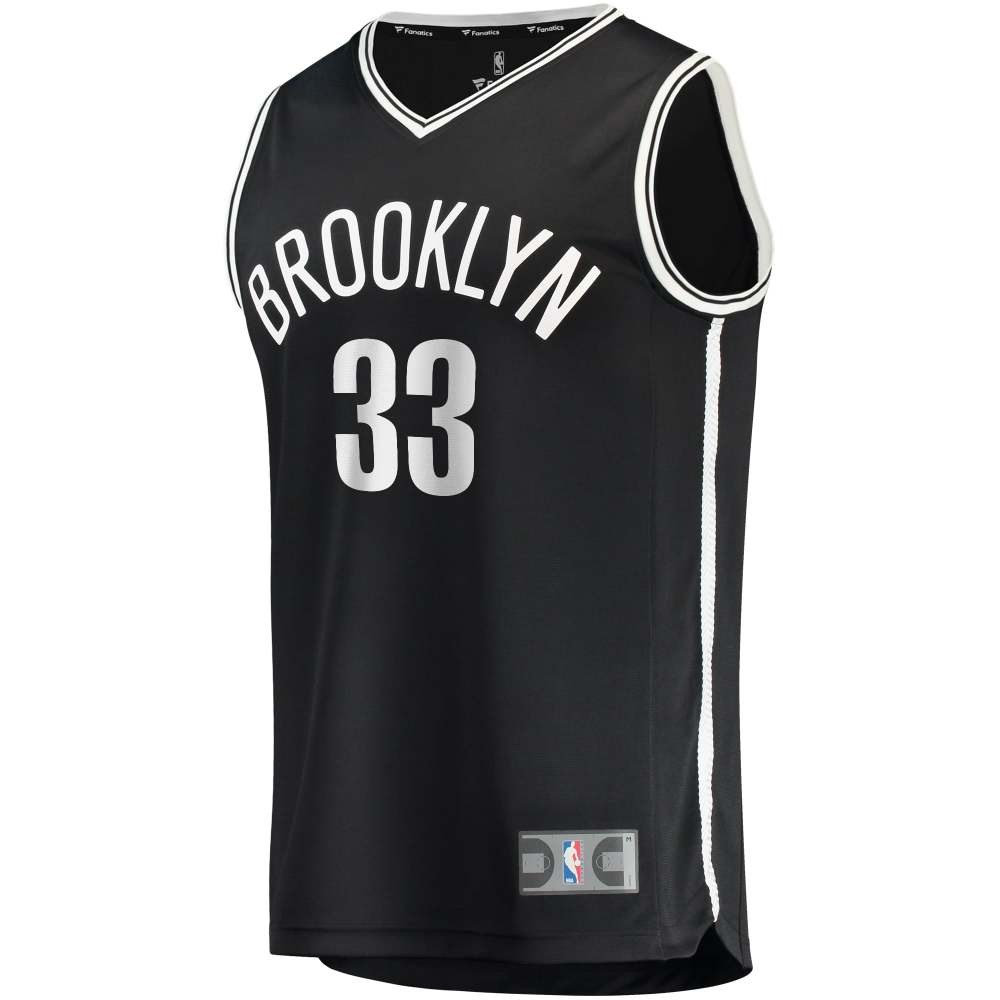 Nicolas Claxton Brooklyn Nets Essential Player Jersey Icon Black - back view