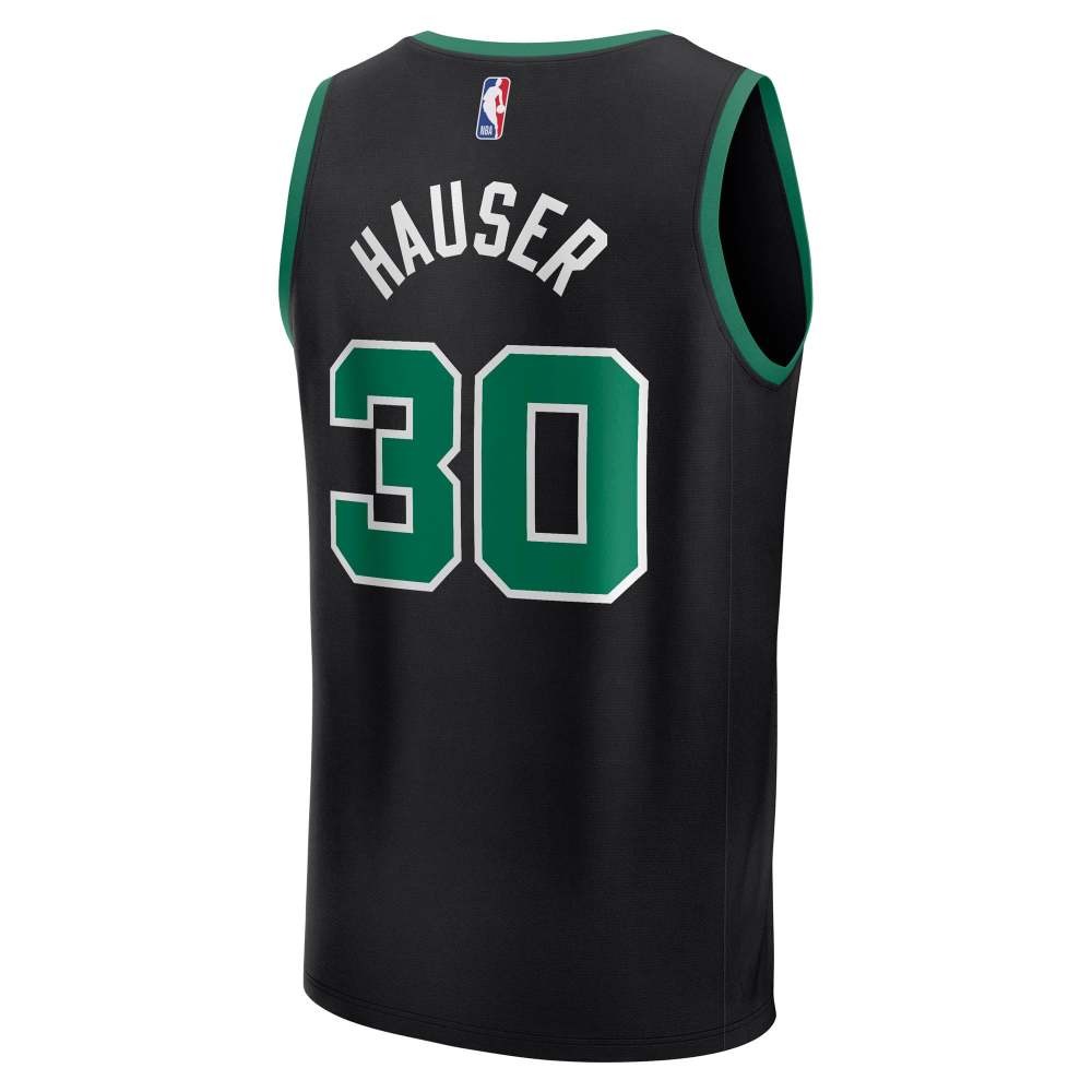 Sam Hauser Boston Celtics Essential Fan Player Jersey Statement Black - detail view 1