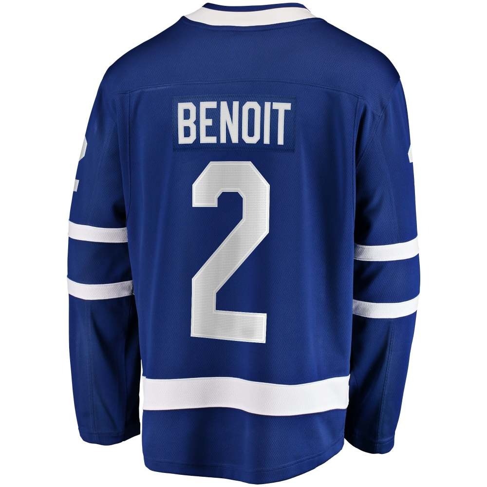 Simon Benoit Toronto Maple Leafs Home Premium Breakaway Player Jersey Blue - detail view 1