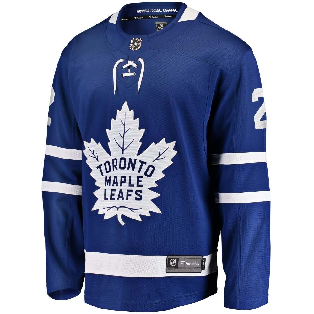 Simon Benoit Toronto Maple Leafs Home Premium Breakaway Player Jersey Blue - back view