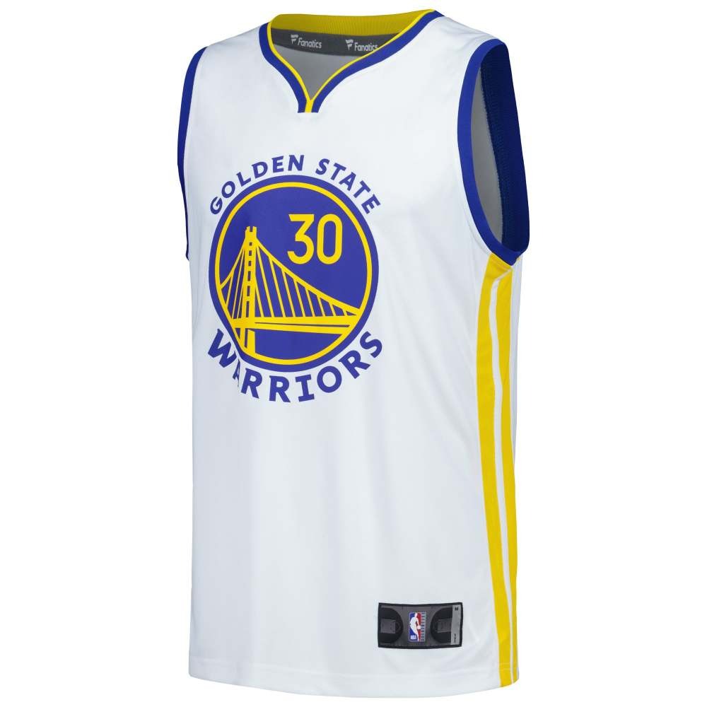 Stephen Curry Golden State Warriors Essential Fan Player Jersey Association White - back view