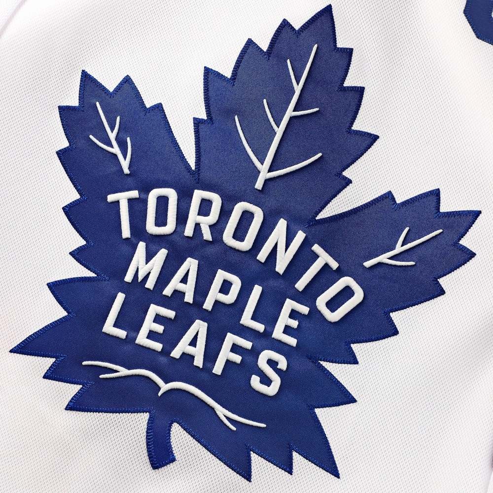Toronto Maple Leafs Away Premium Custom Jersey White - detail view 2