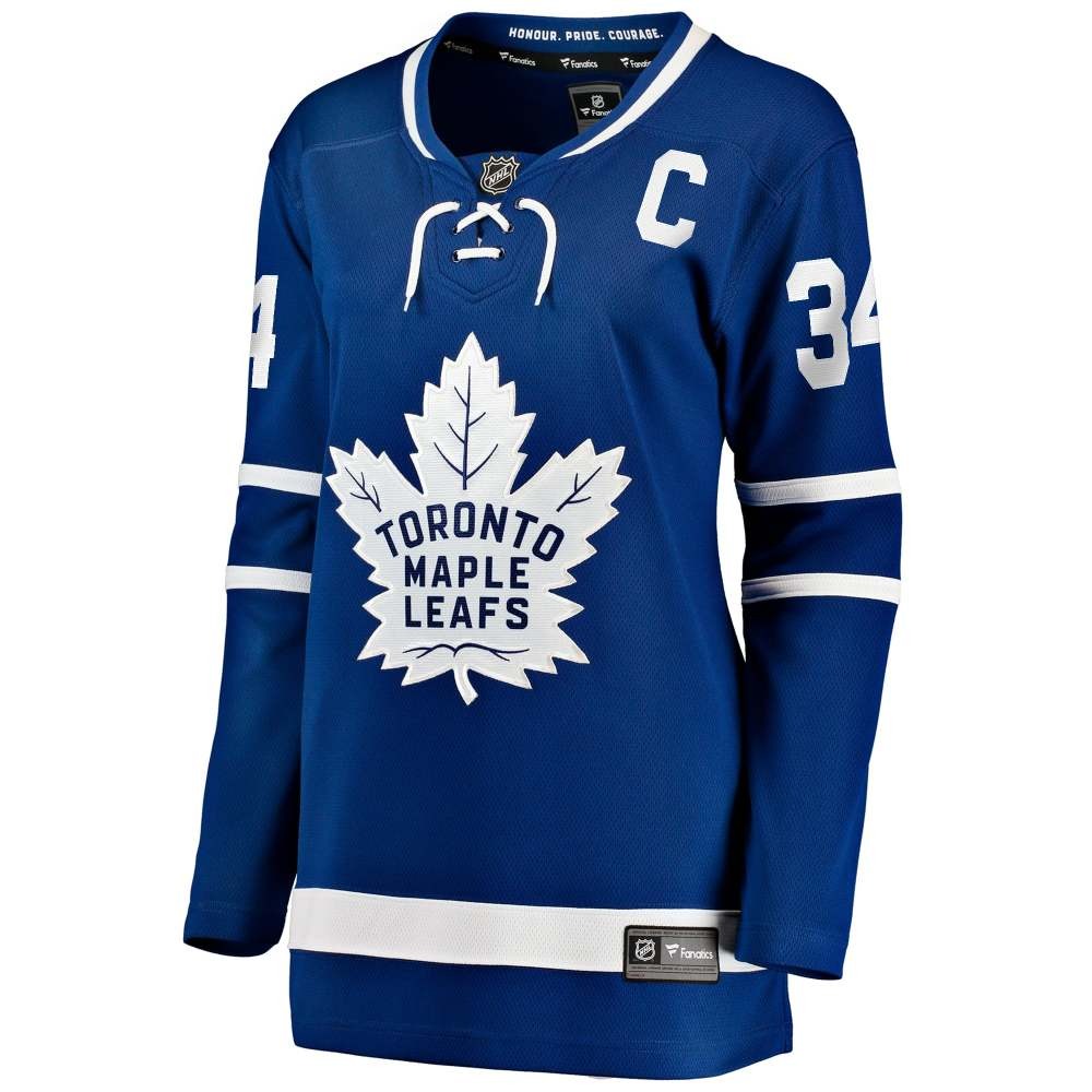 Auston Matthews Toronto Maple Leafs Women's Captain Patch Home Breakaway Player Jersey - back view