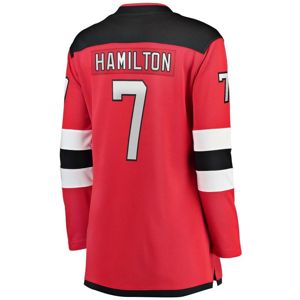 Dougie Hamilton New Jersey Devils Women's Breakaway Player Jersey Red - detail view 1