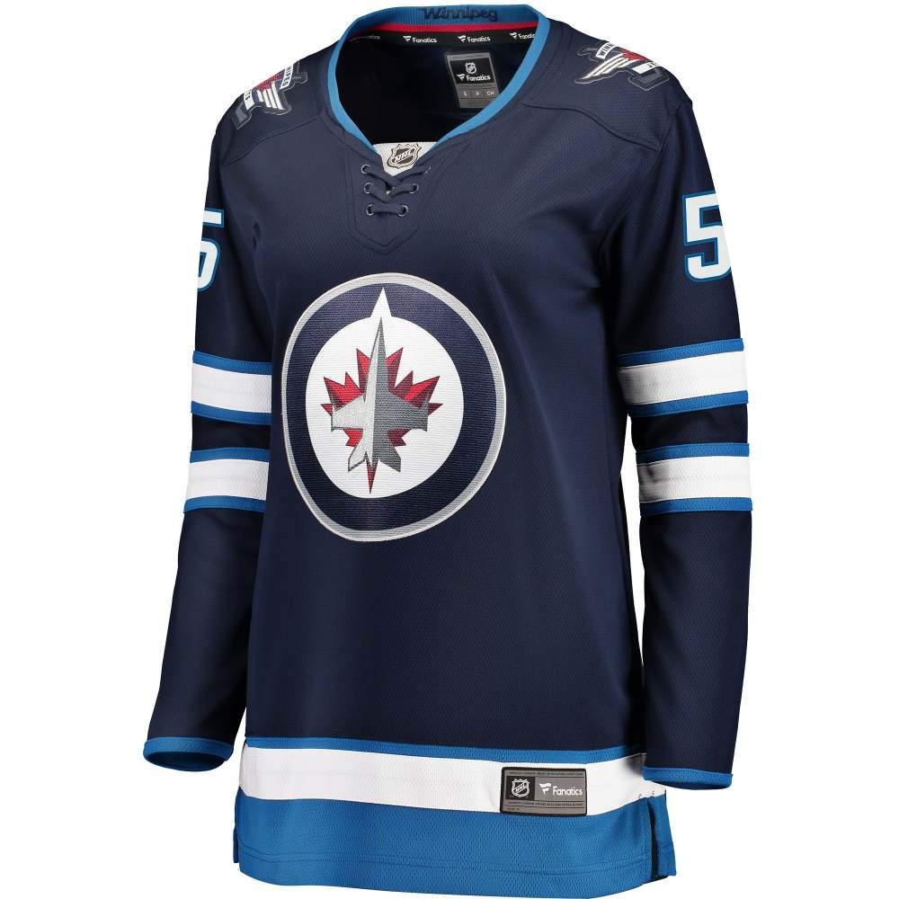 Mark Scheifele Winnipeg Jets Women's Breakaway Player Jersey Navy - back view