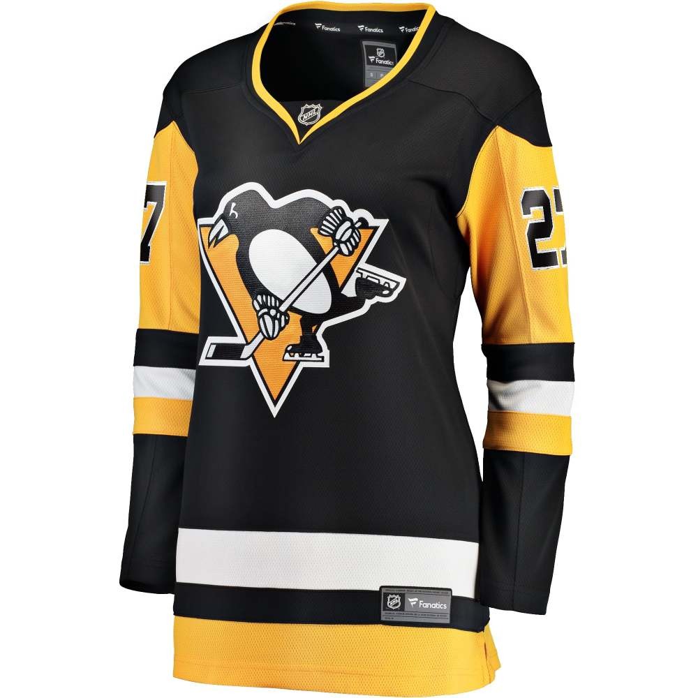 Ryan Graves Pittsburgh Penguins Women's Home Breakaway Player Jersey Black - back view