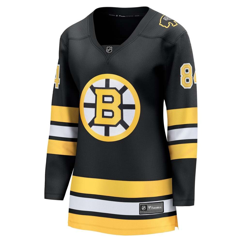 Tanner Jeannot Boston Bruins Women's Home Breakaway Player Jersey Black - back view