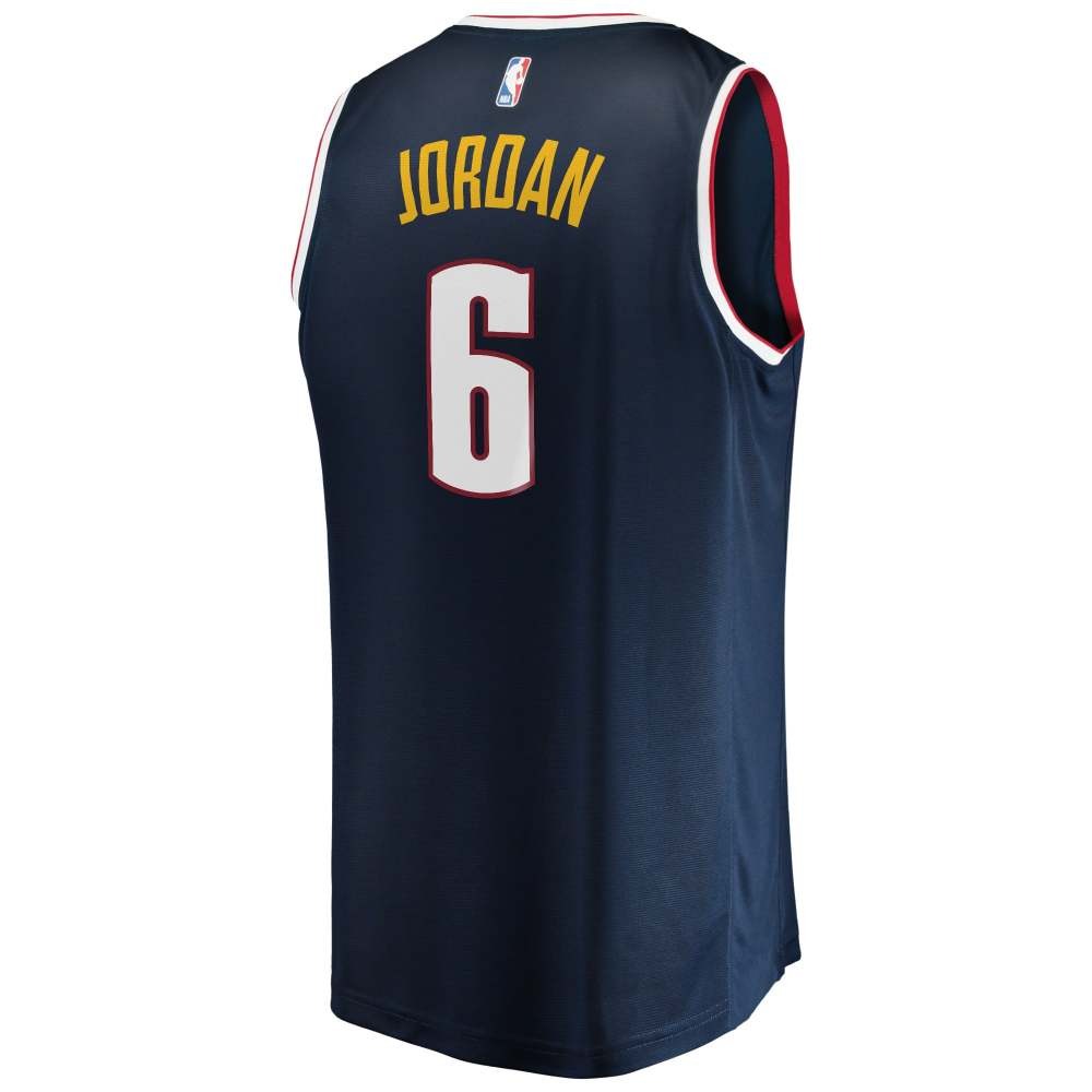 DeAndre Jordan Denver Nuggets Youth Essential Player Jersey Icon Navy - detail view 1