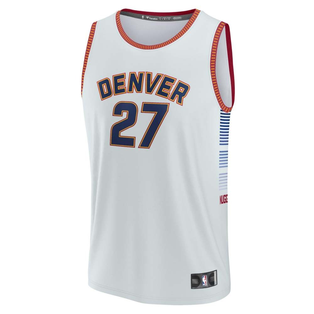 Jamal Murray Denver Nuggets Youth Essential Jersey City Silver - back view