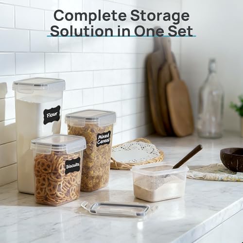 Vtopmart Airtight Food Storage Containers with Lids, 24 pcs, Gray