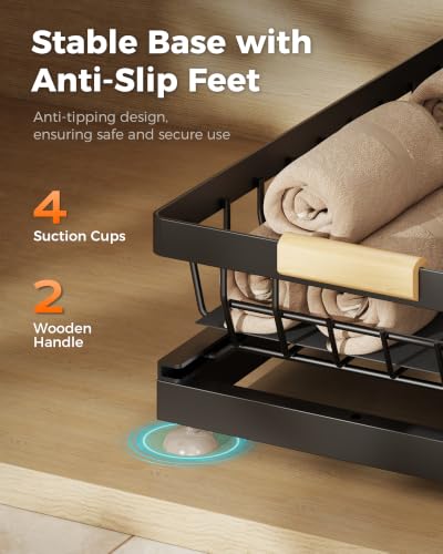 Sevenblue 2-Pack 2-Tier Height Adjustable Under Sink Organizer & Storage