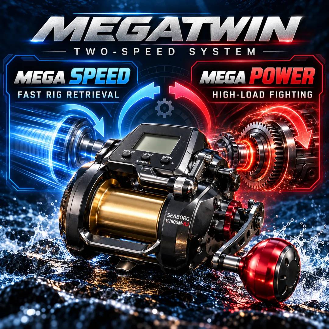 Daiwa 24 SEABORG G1800M-RJ Electric Reel