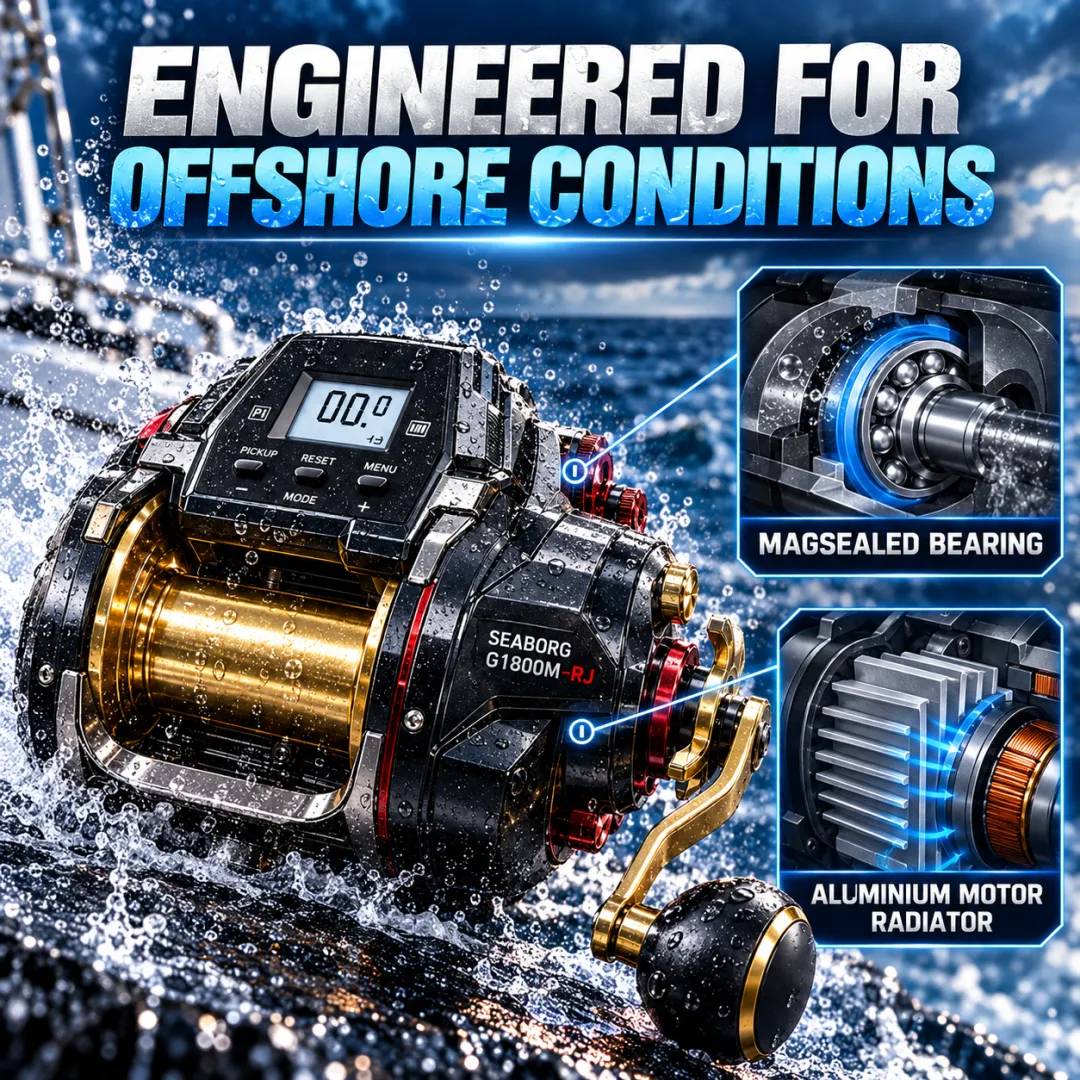 Daiwa 24 SEABORG G1800M-RJ Electric Reel
