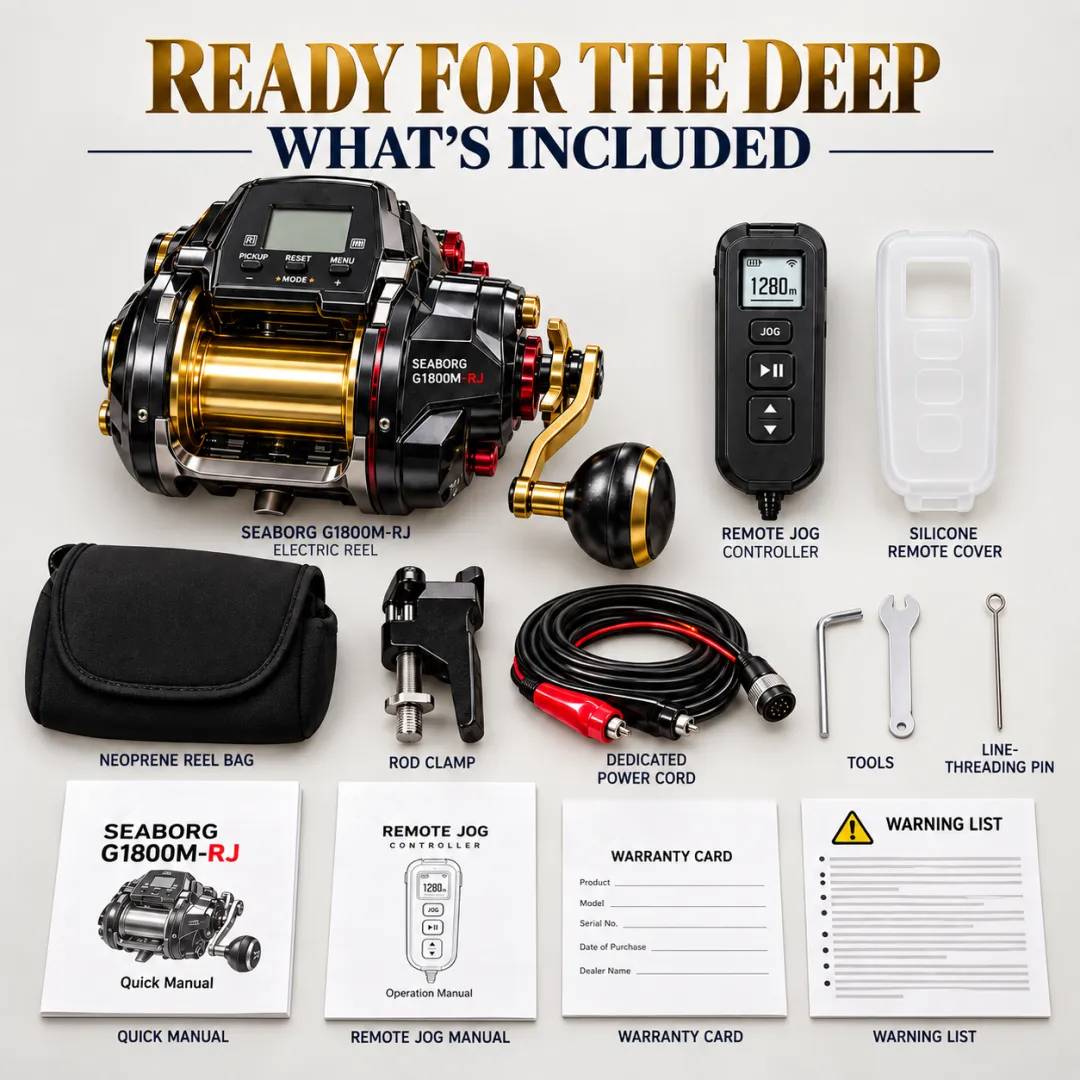 Daiwa 24 SEABORG G1800M-RJ Electric Reel