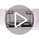 Sevenblue 2-Pack 2-Tier Height Adjustable Under Sink Organizer & Storage