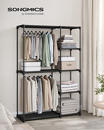 SONGMICS Portable Closet, Storage Organizer, 48.8 x 16.9 x 71.7 Inches