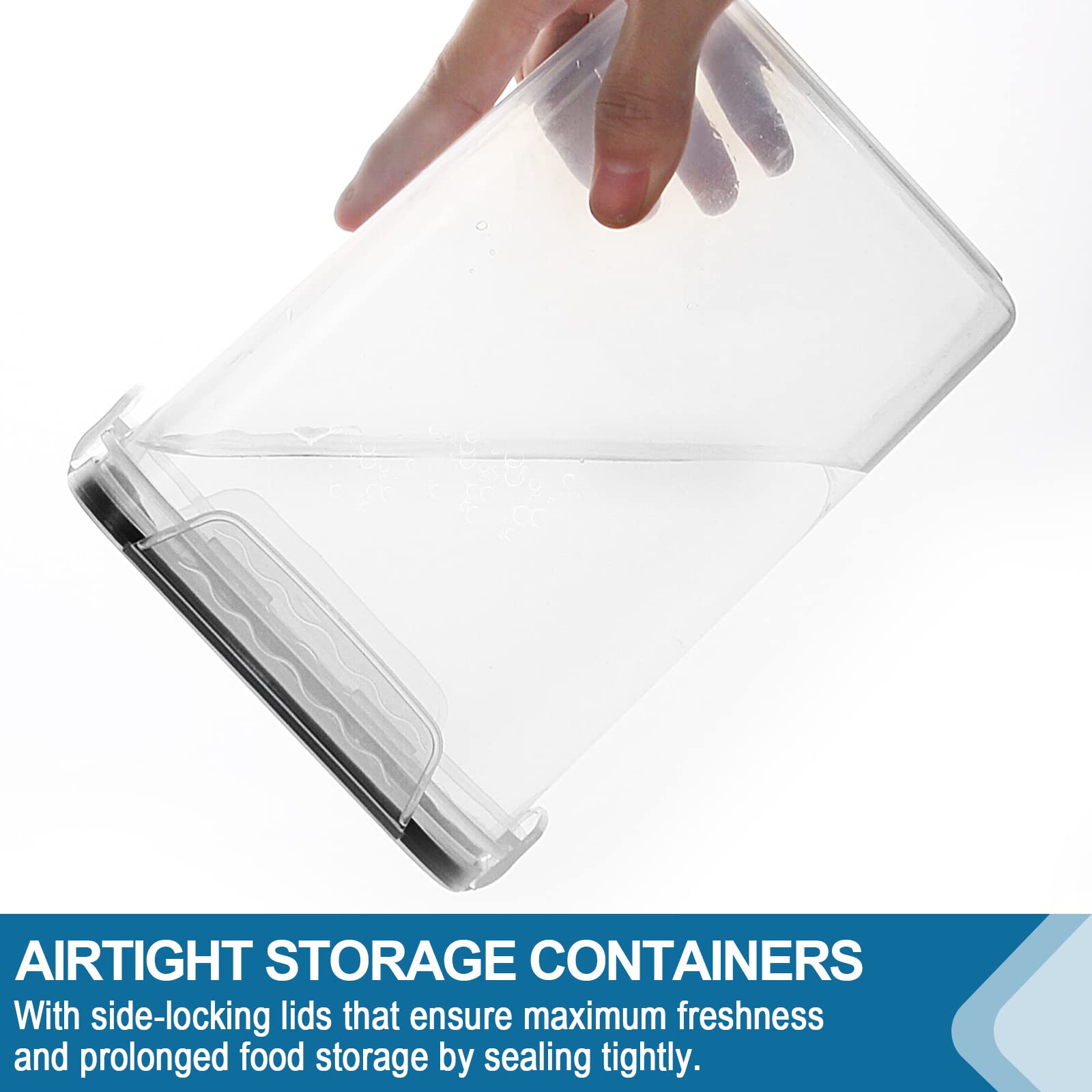 VERONES Large Tall Airtight Food Storage Containers, 10 PACK Containers Set