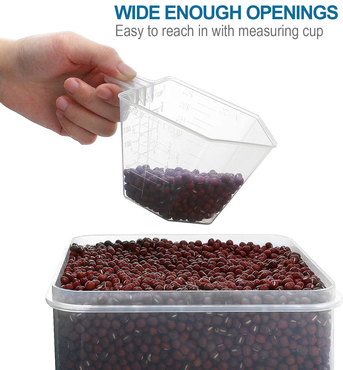 VERONES Large Tall Airtight Food Storage Containers, 10 PACK Containers Set