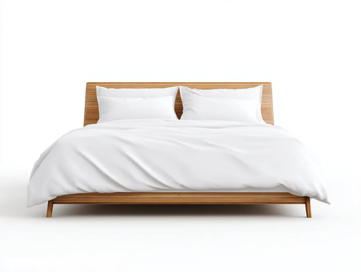Lit double 212×172×115 cm - tissu vert et bois marron - tête de lit rembourrée moderne pour chambre à coucher-Losaspace