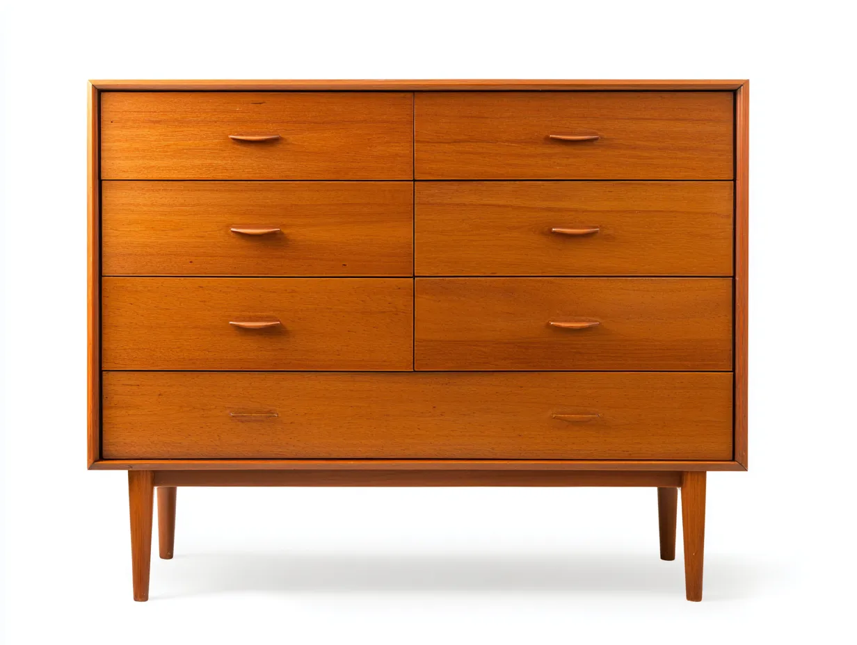 Commode en bois 120×45×95 cm - bois - salon style rétro-Losaspace