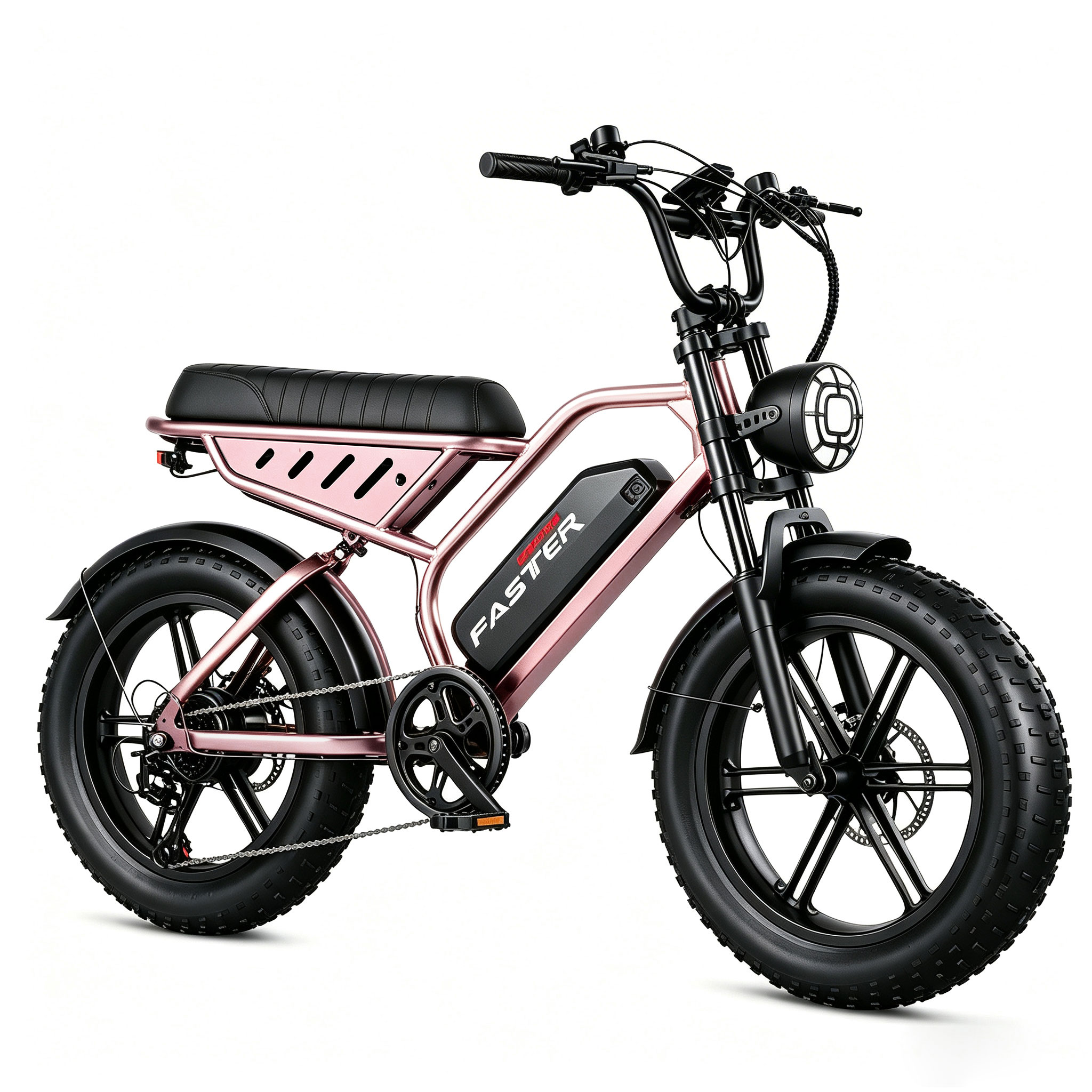 Botny® S51 20'' 1500W Full Suspension Moped-style Electric Bike