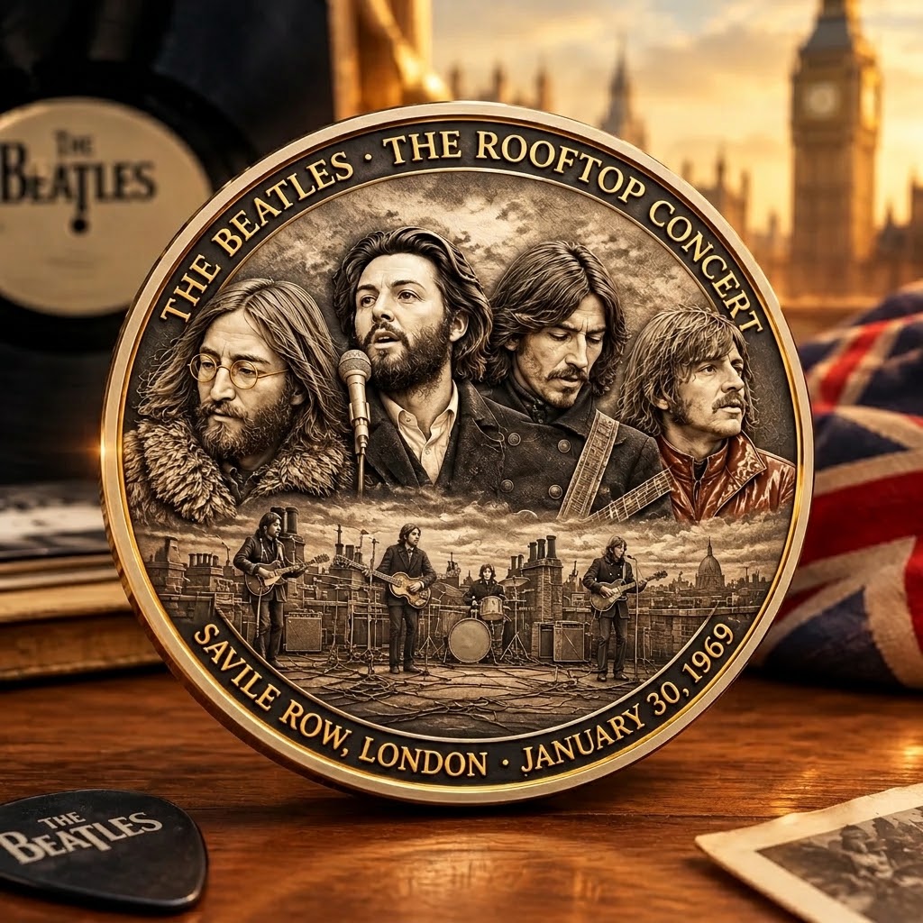 The Rooftop Concert Coin