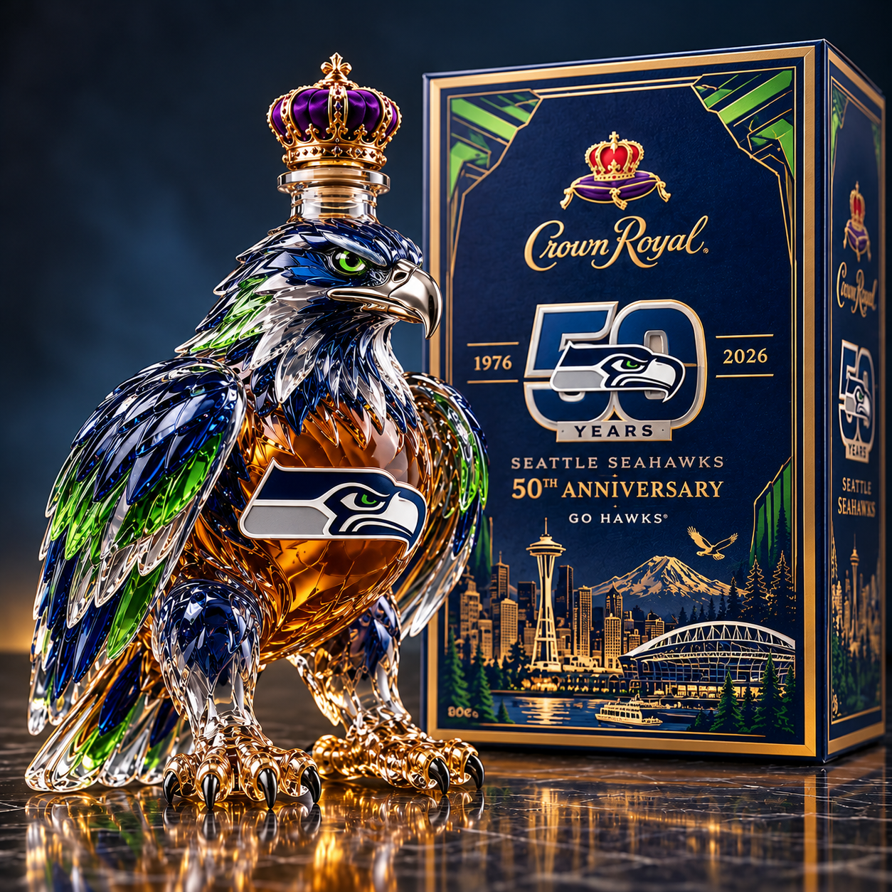 50th Anniversary (1976–2026) Whiskey Decanter