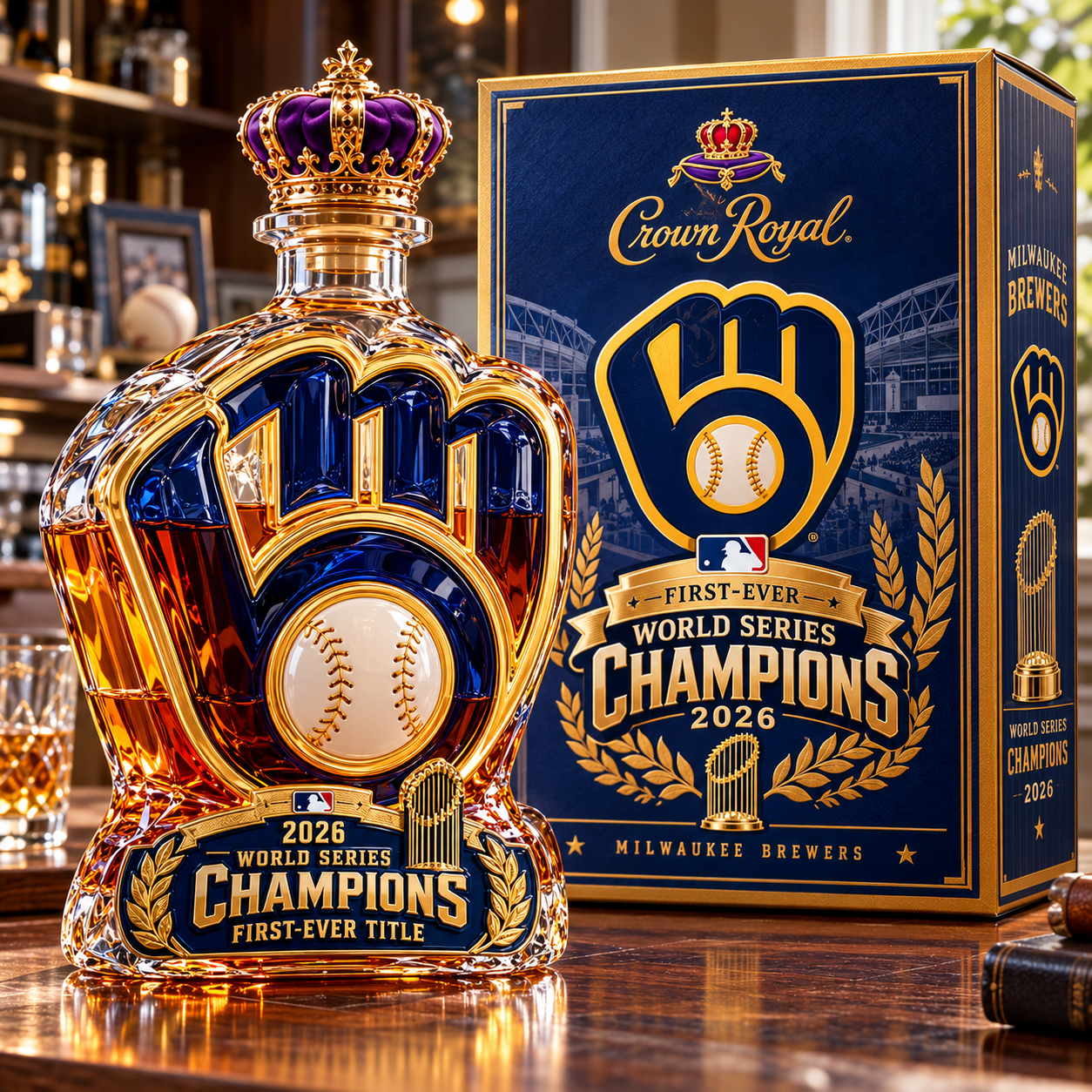 First-Ever 2026 Champions Whiskey Decanter