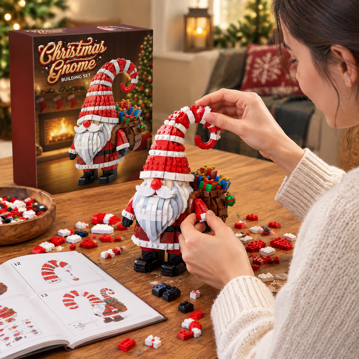 Christmas Gnome Building Set