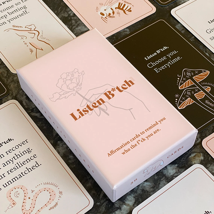 Listen B*tch Affirmation Cards