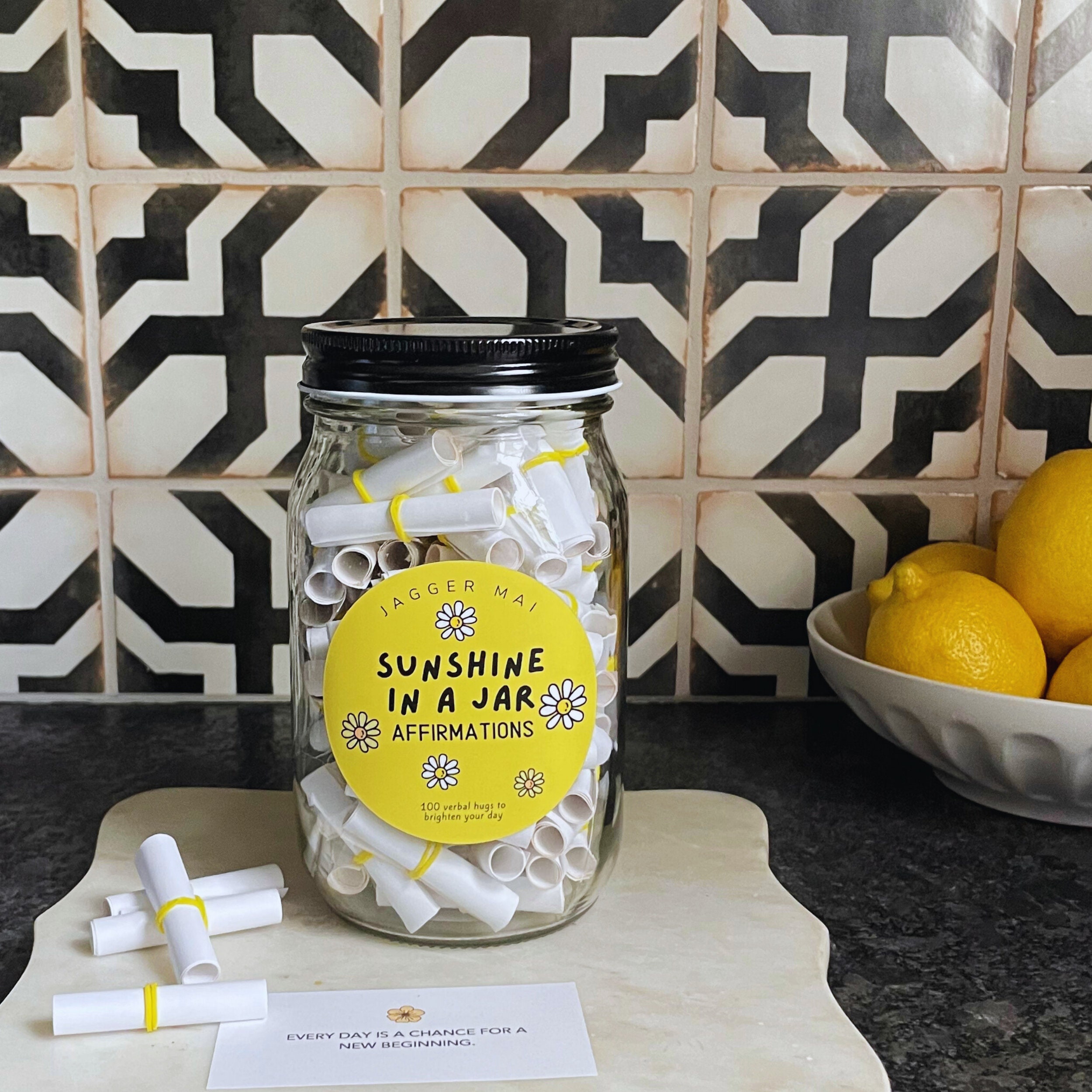 Affirmation Jar - 100 Positive Affirmations