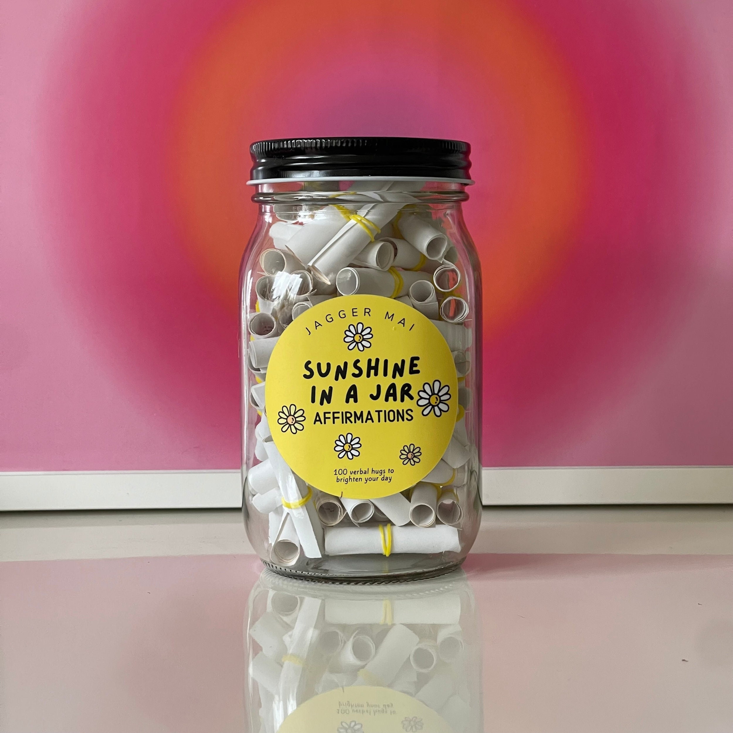 Affirmation Jar - 100 Positive Affirmations