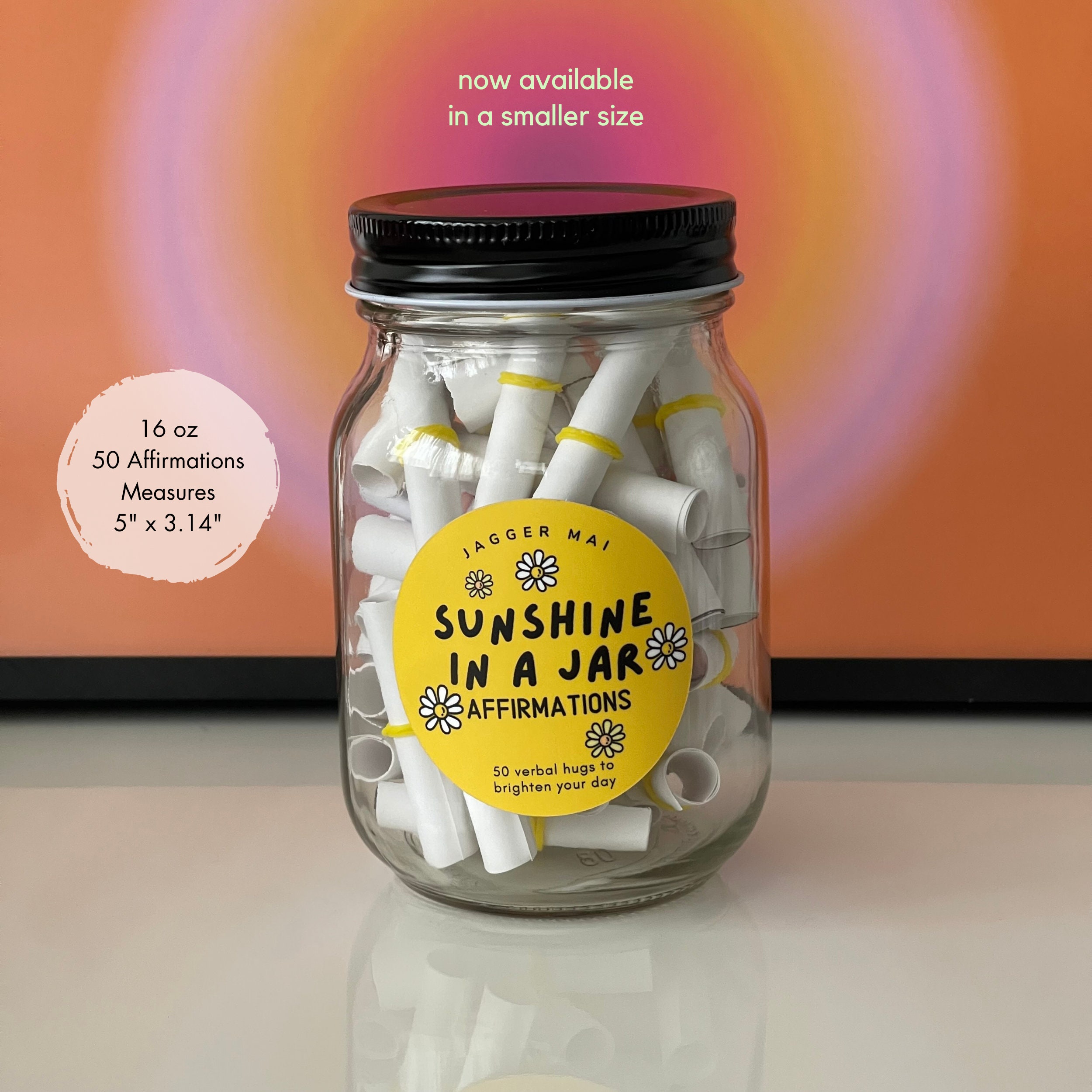 Affirmation Jar - 100 Positive Affirmations