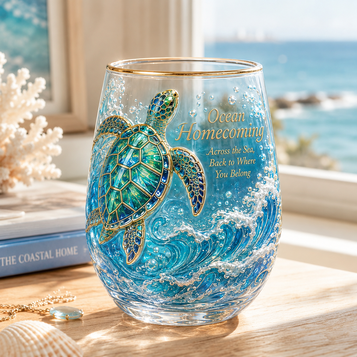 Ocean Homecoming Glass