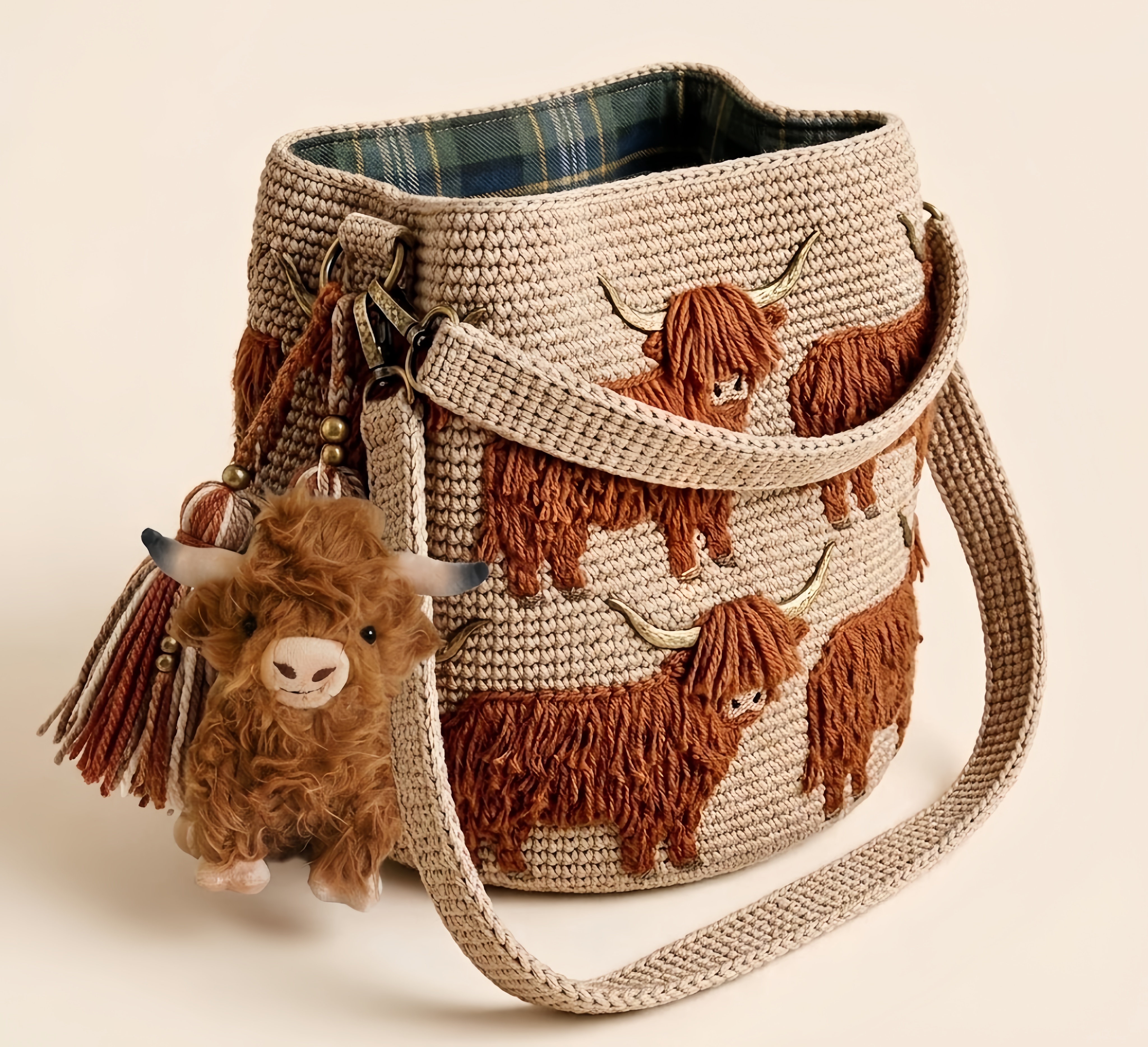 Handcrafted Crochet Highland Bag